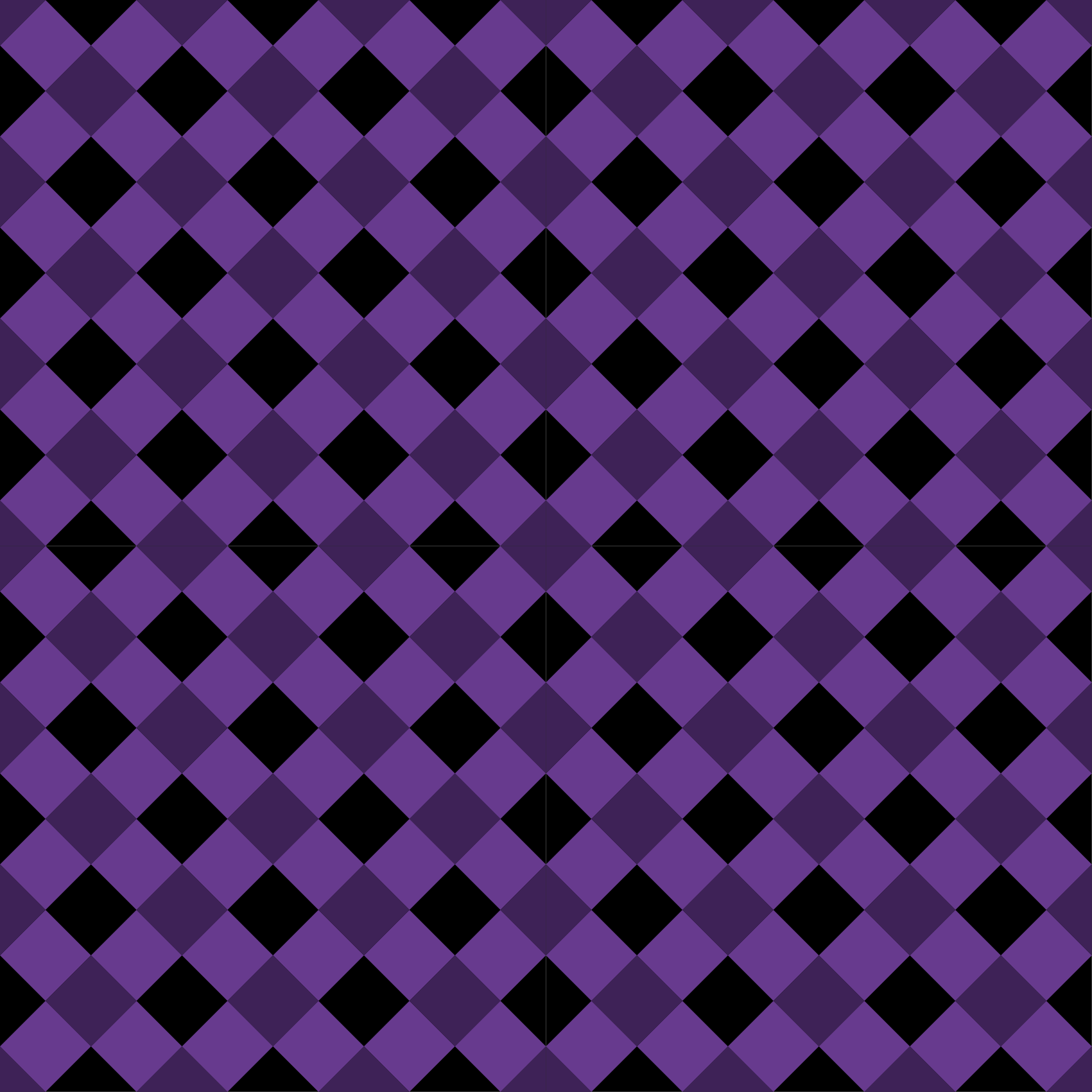 Tappeto vinile geometrico a motivi check viola - TenStickers