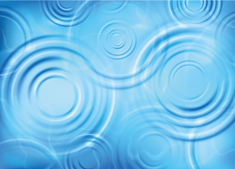 Tappeto vinile motivi effetto increspature dell'acqua - TenStickers