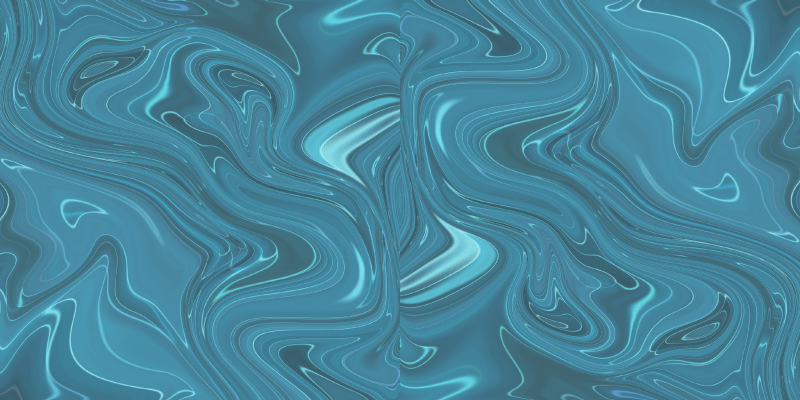 Tappeto vinile effetto marmo vorticose sfumature dell'oceano - TenStickers