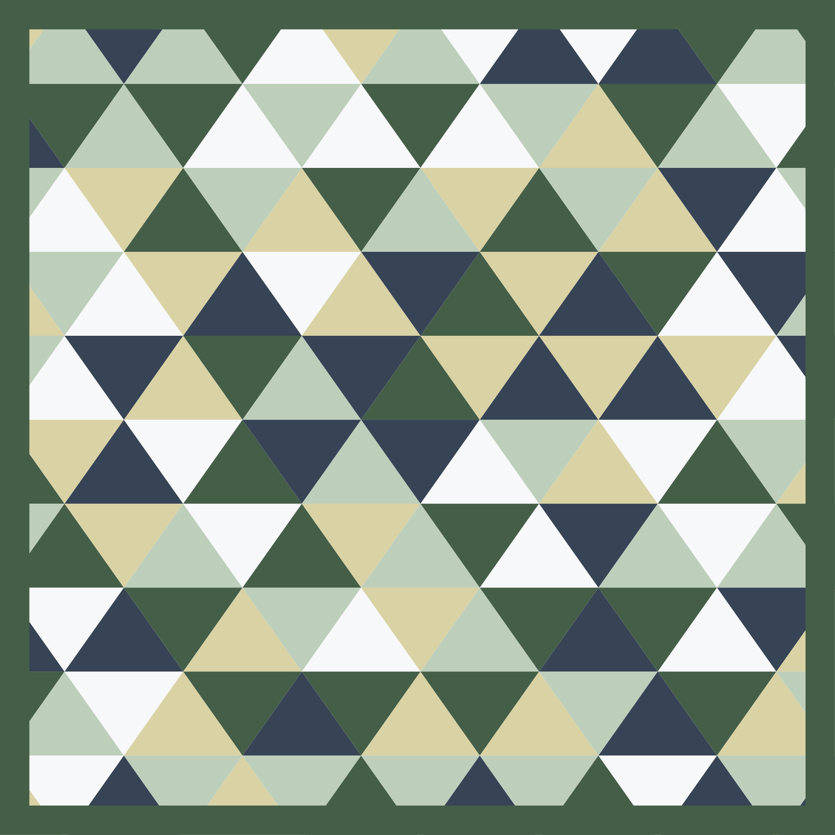 Tappeto vinile geometrico forme triangolari - TenStickers