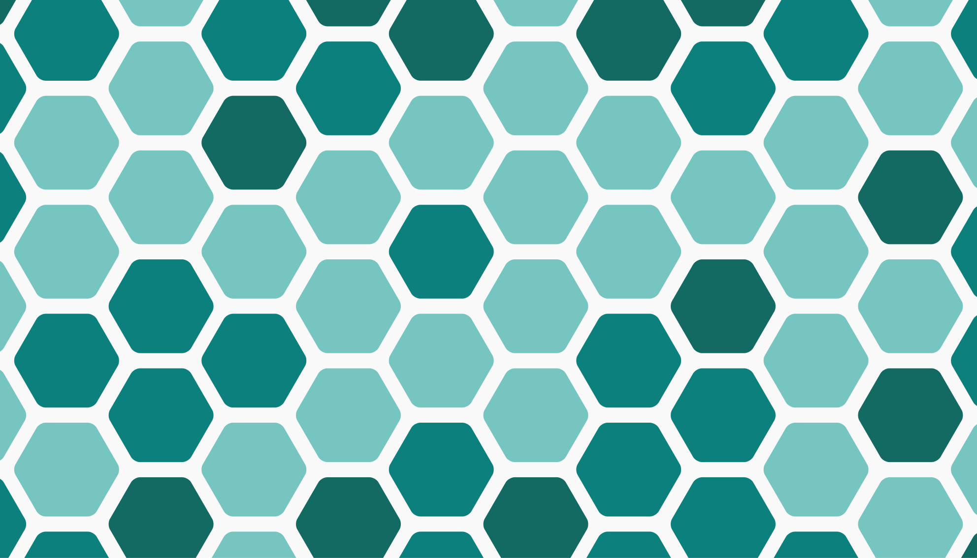 Tappeto vinile geometrico motivo a nido d'ape verde - TenStickers