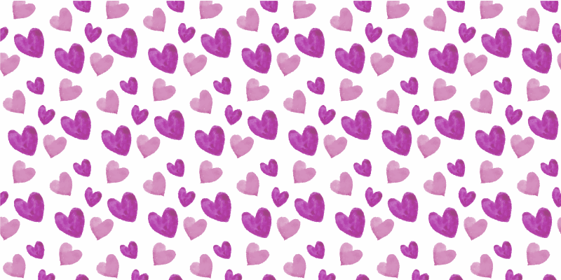 Tappeto vinile per bambini motivo a cuore giocoso - TenStickers