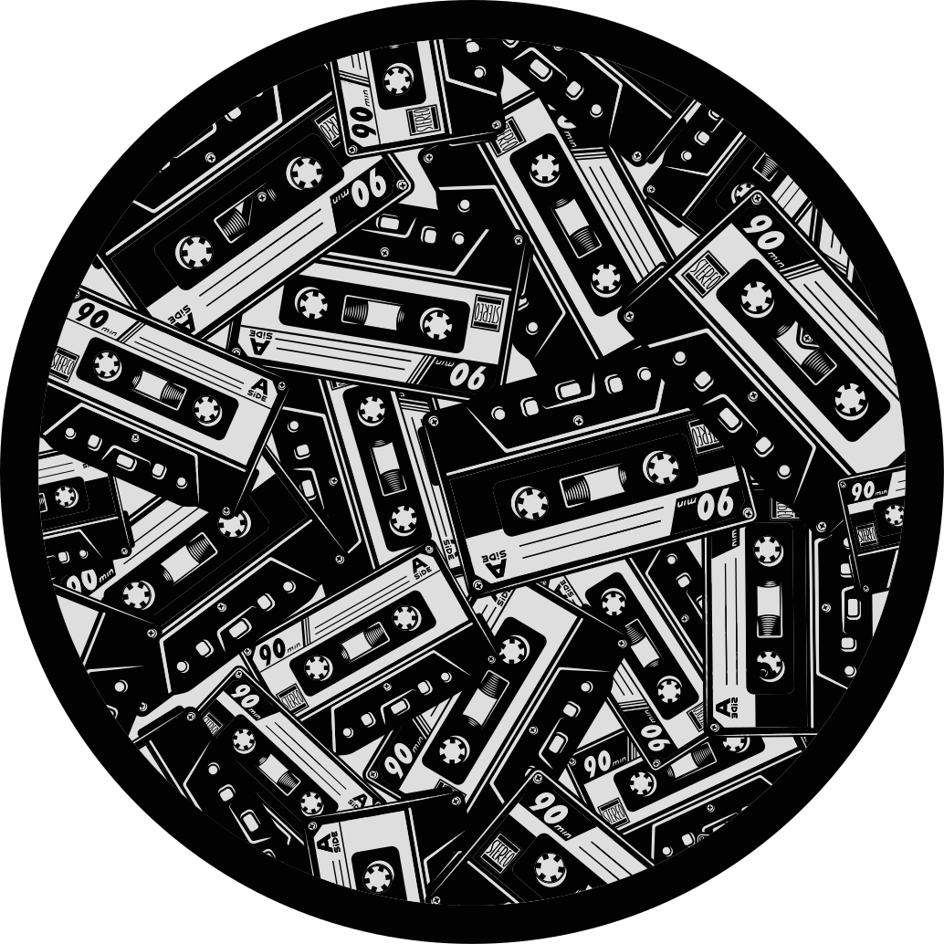 Tappeto vinile per bambini concetto cassetta audio - TenStickers