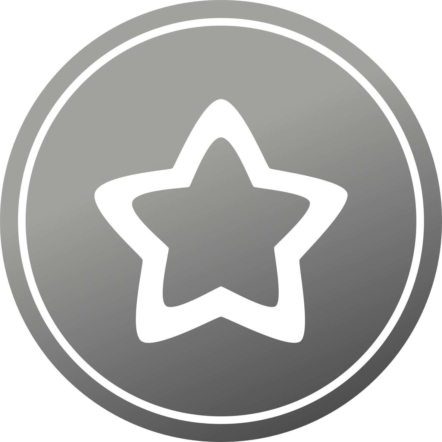 Tappetto vinile stelle motivo grigio elegante - TenStickers