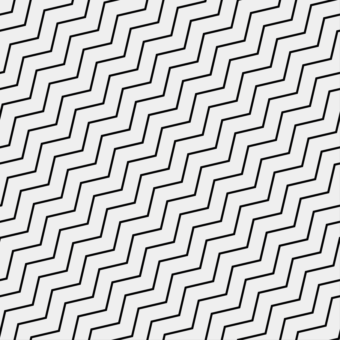 Tappeto vinile geometrico a zigzag tendenza - TenStickers