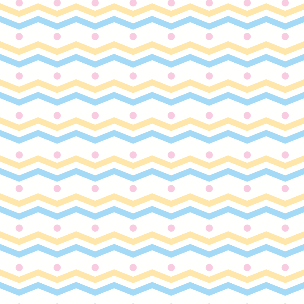 Tappeto vinile per bambini motivo colorato a chevron - TenStickers