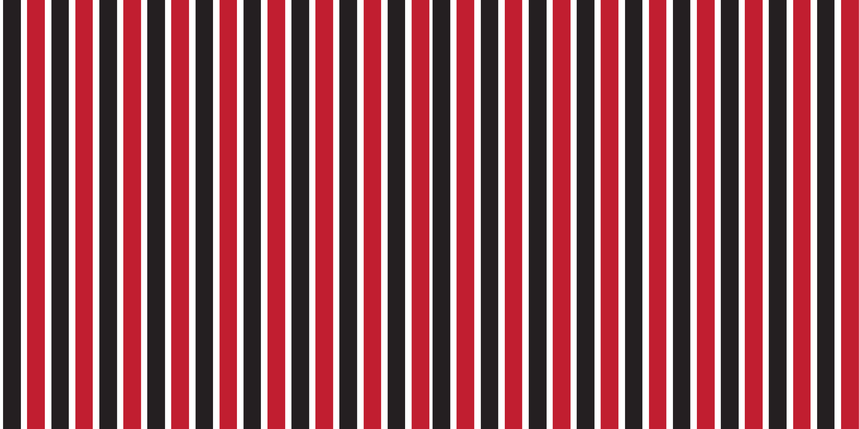 Tappeto vinile strisce motivo rosso e nero - TenStickers