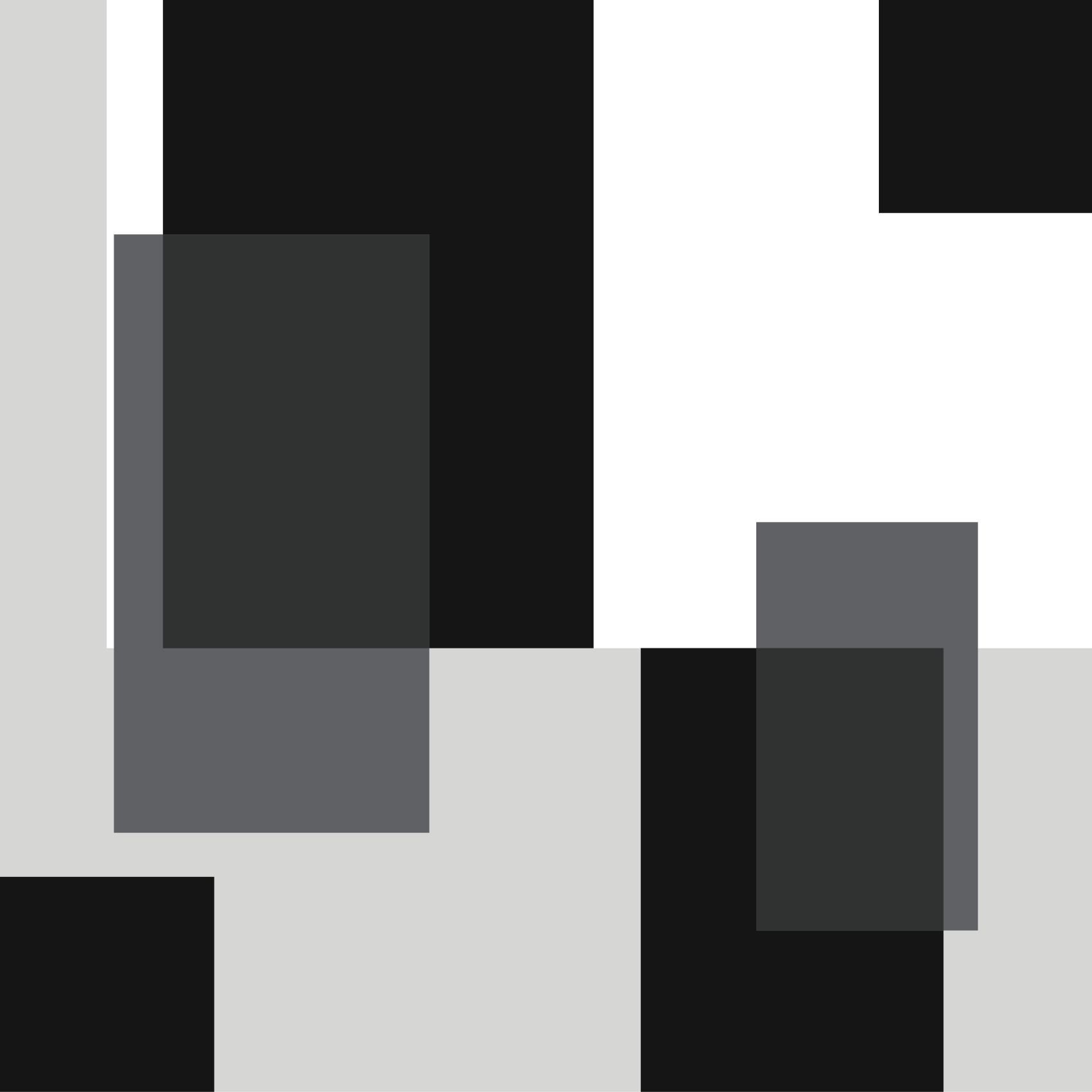 Tappeto vinile moderno disposizione quadrata astratta - TenStickers