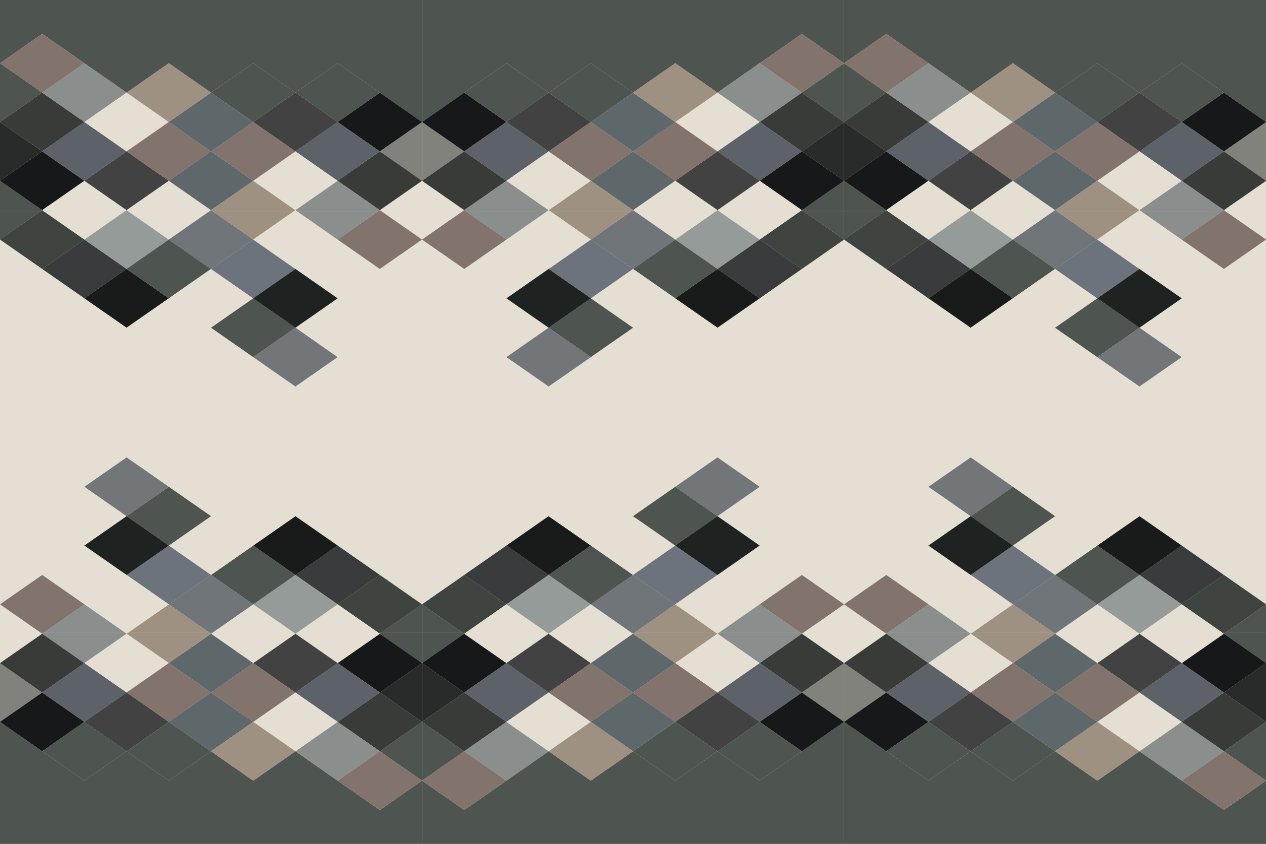 Tappeto vinile mosaico motivo geometrico contemporaneo - TenStickers