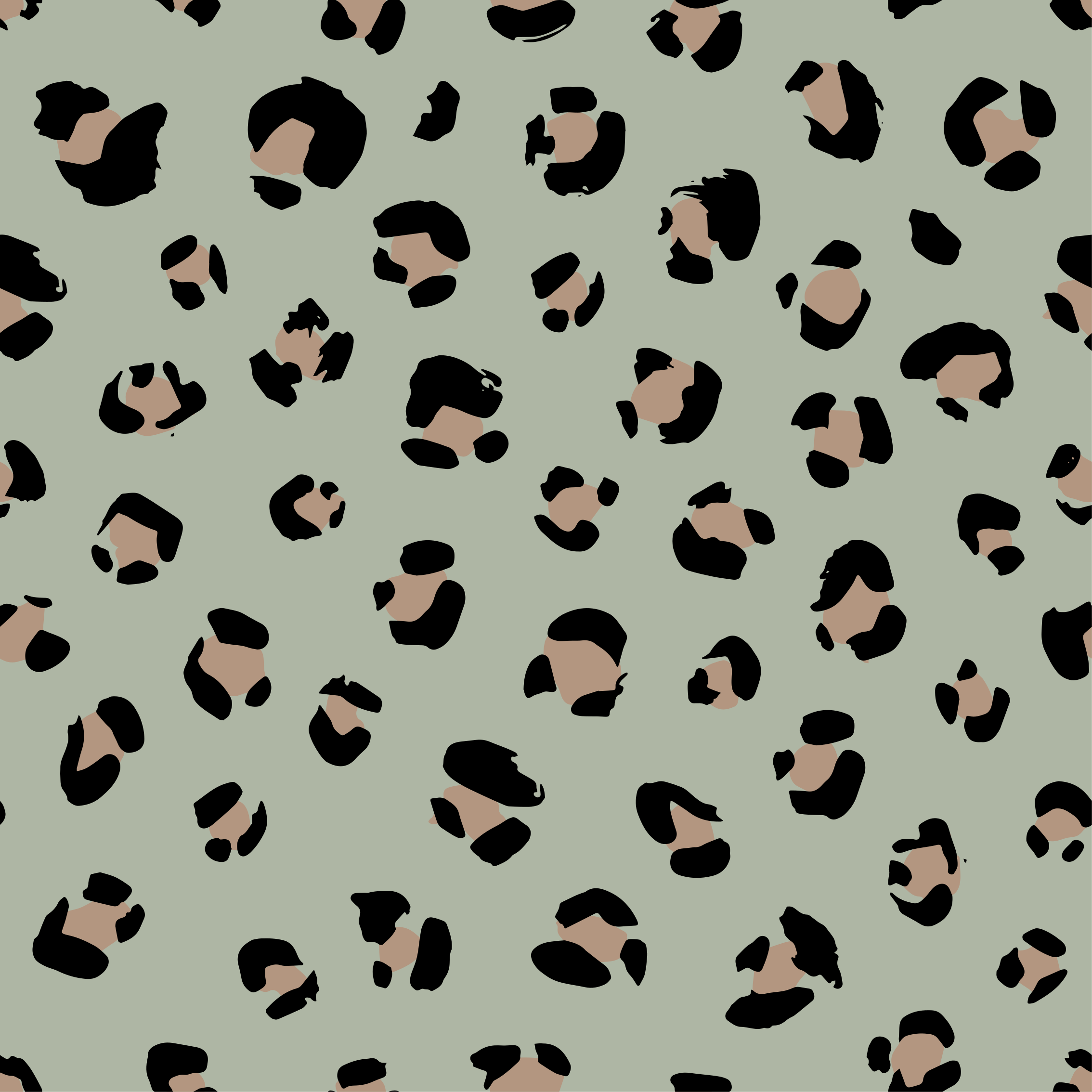 Tappeto vinile stampa animale pelle maculata leopardata - TenStickers