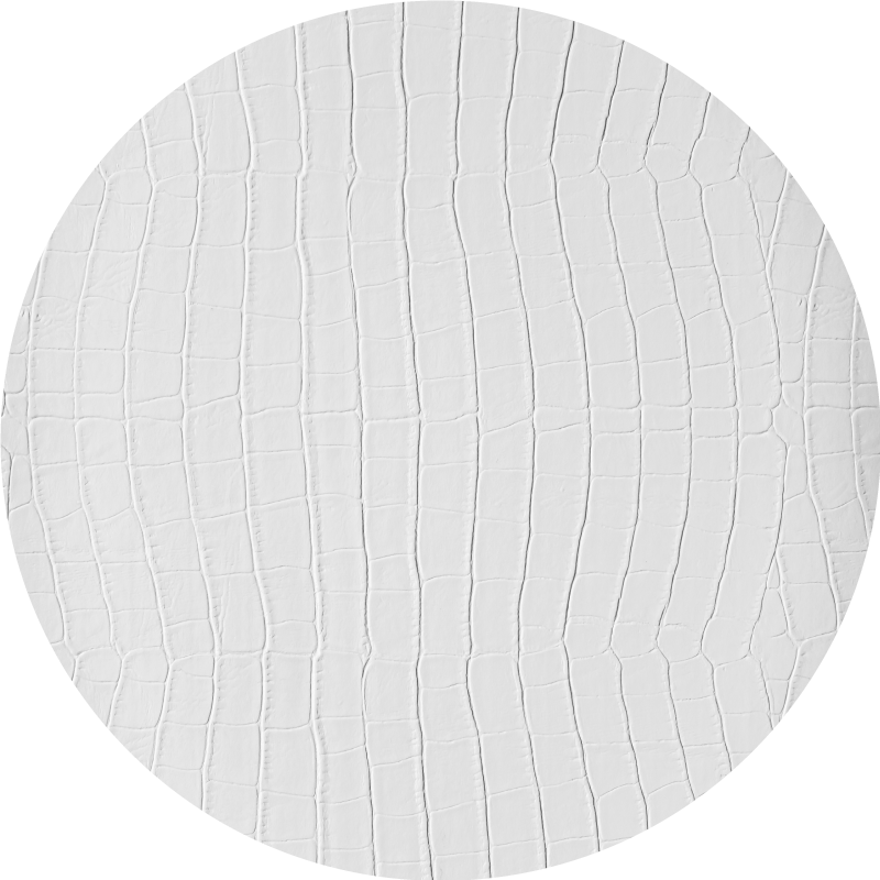 Tappeto vinile animali motivo coccodrillo bianco - TenStickers