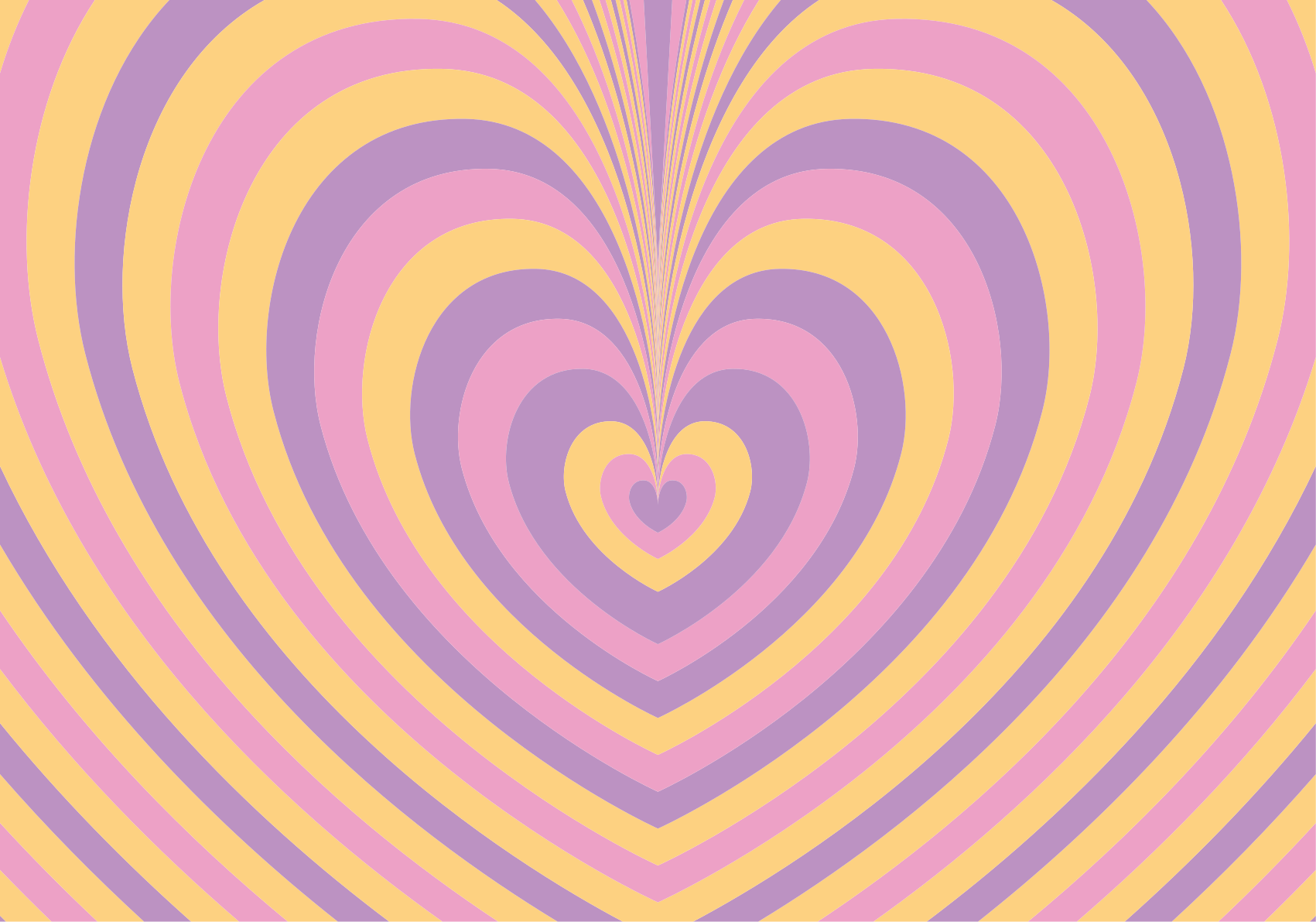 Tappeto vinile per ragazzi design a cuore retrò - TenStickers