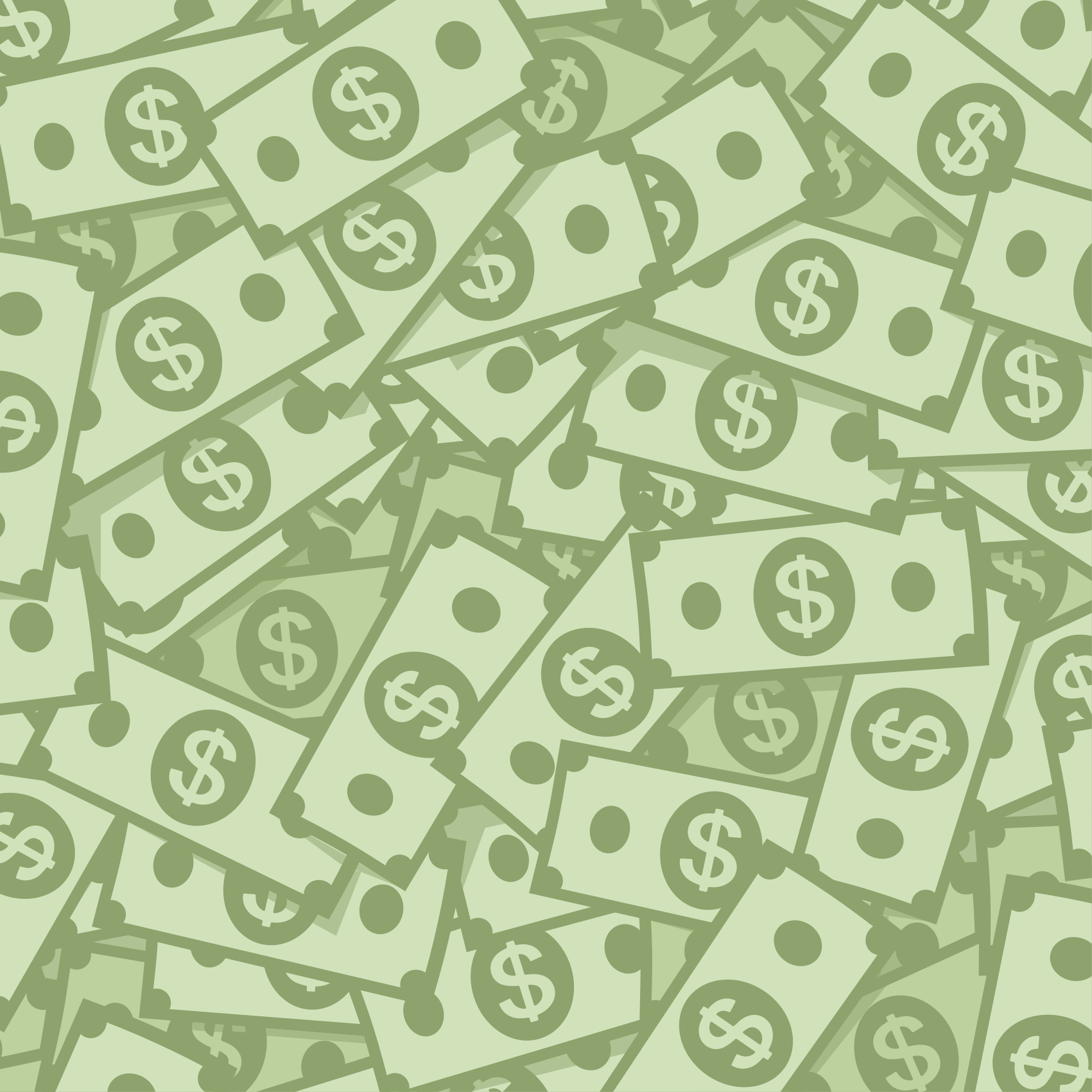 Tappeto vinile vintage modello monetario - TenStickers