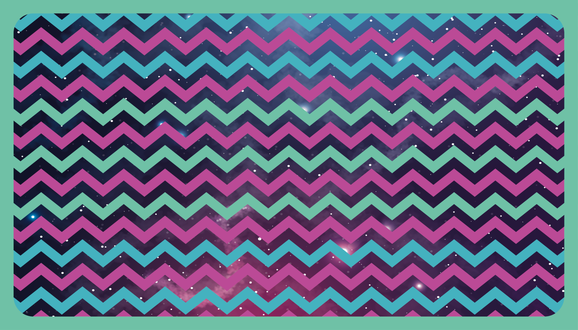 Tappeto vinile geometrico motivo zigzag - TenStickers