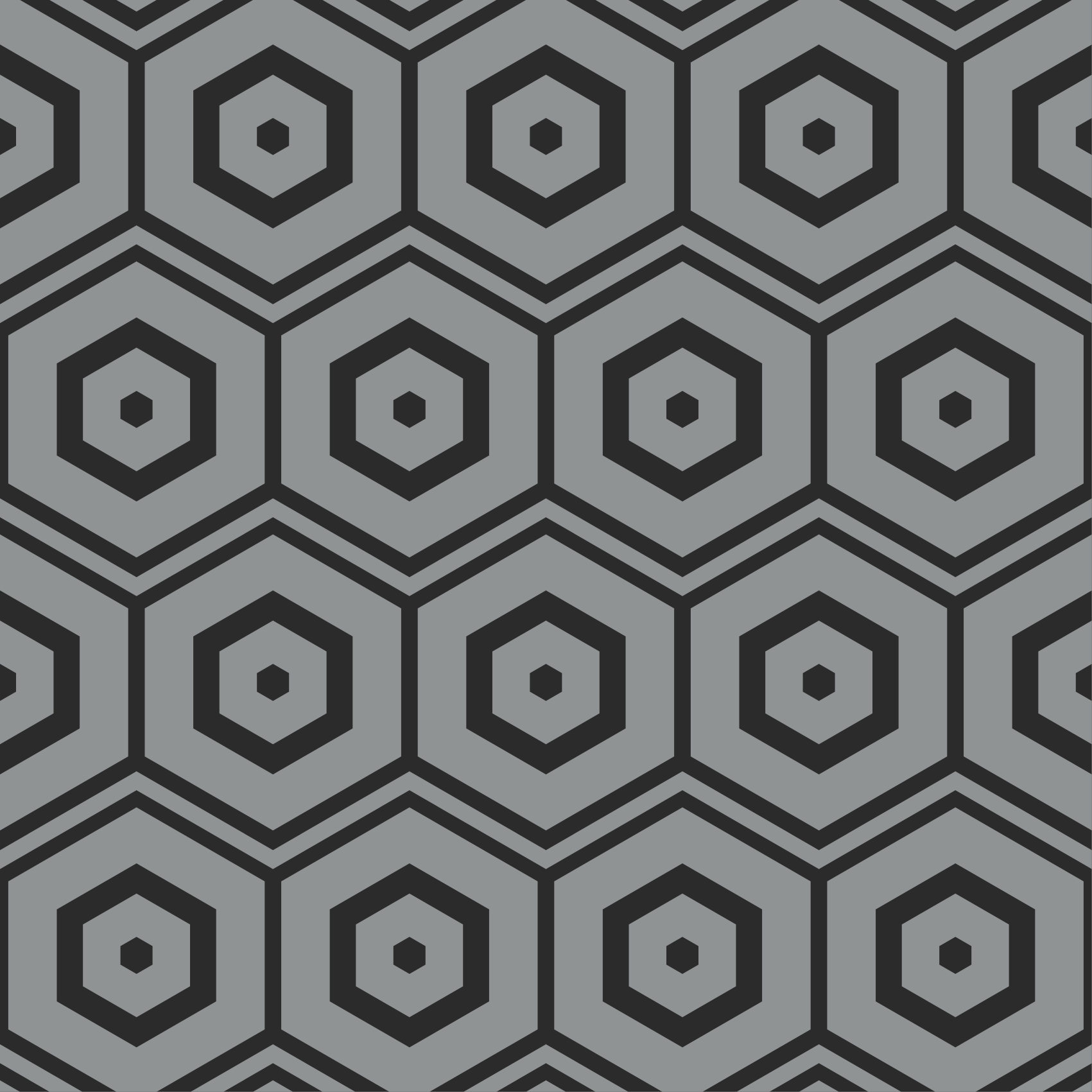 Tappeto vinile geometrico a motivi esagonali - TenStickers