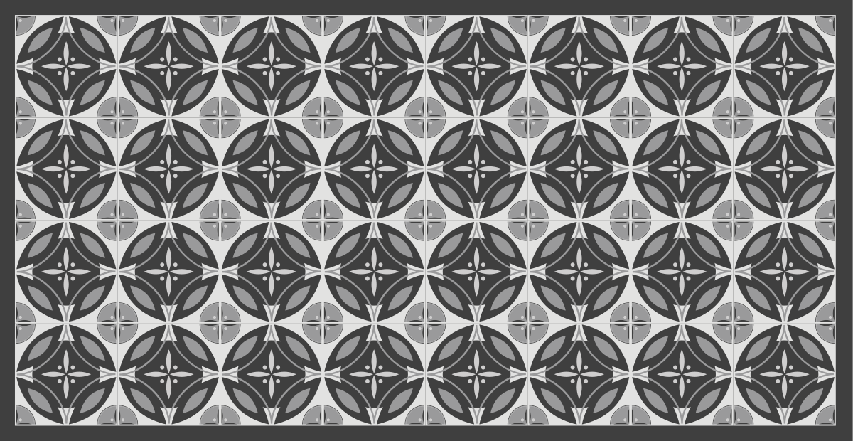 Tappeto vinile effetto marmo motivo monocromatico elegante - TenStickers
