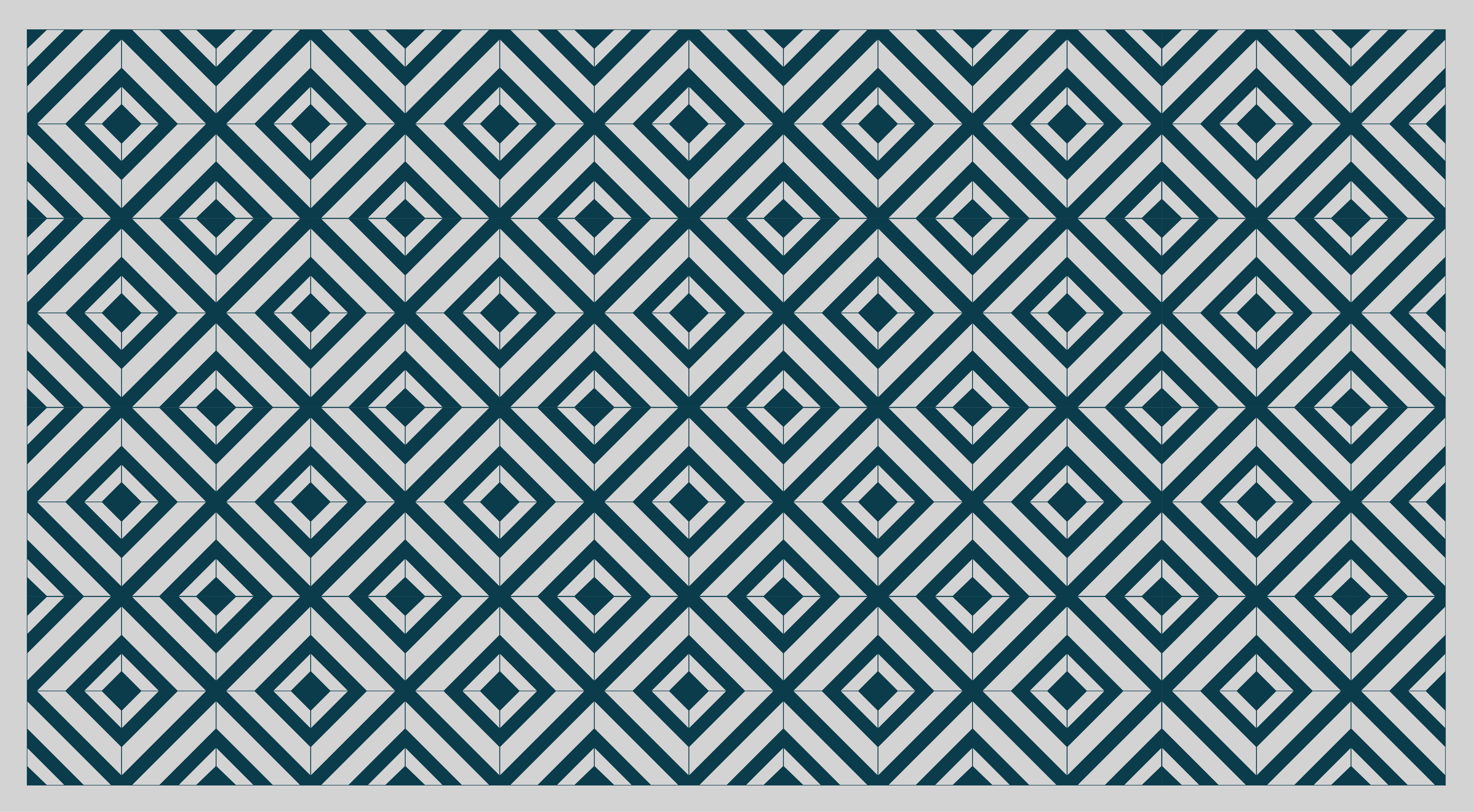Tappeto vinile geometrico stile a motivo a rombi - TenStickers