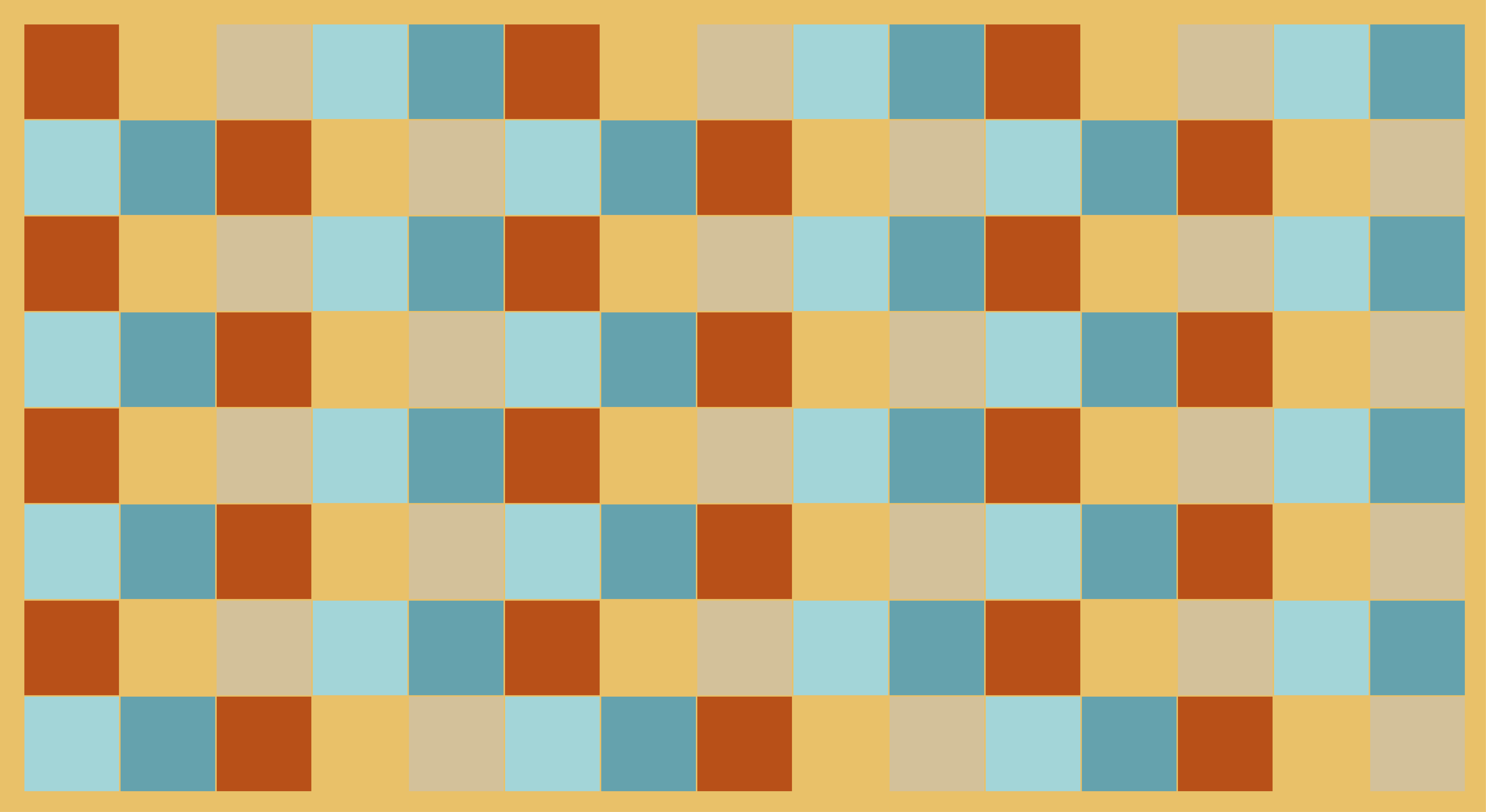 Tappeto vinile geometrico stile scacchiera - TenStickers