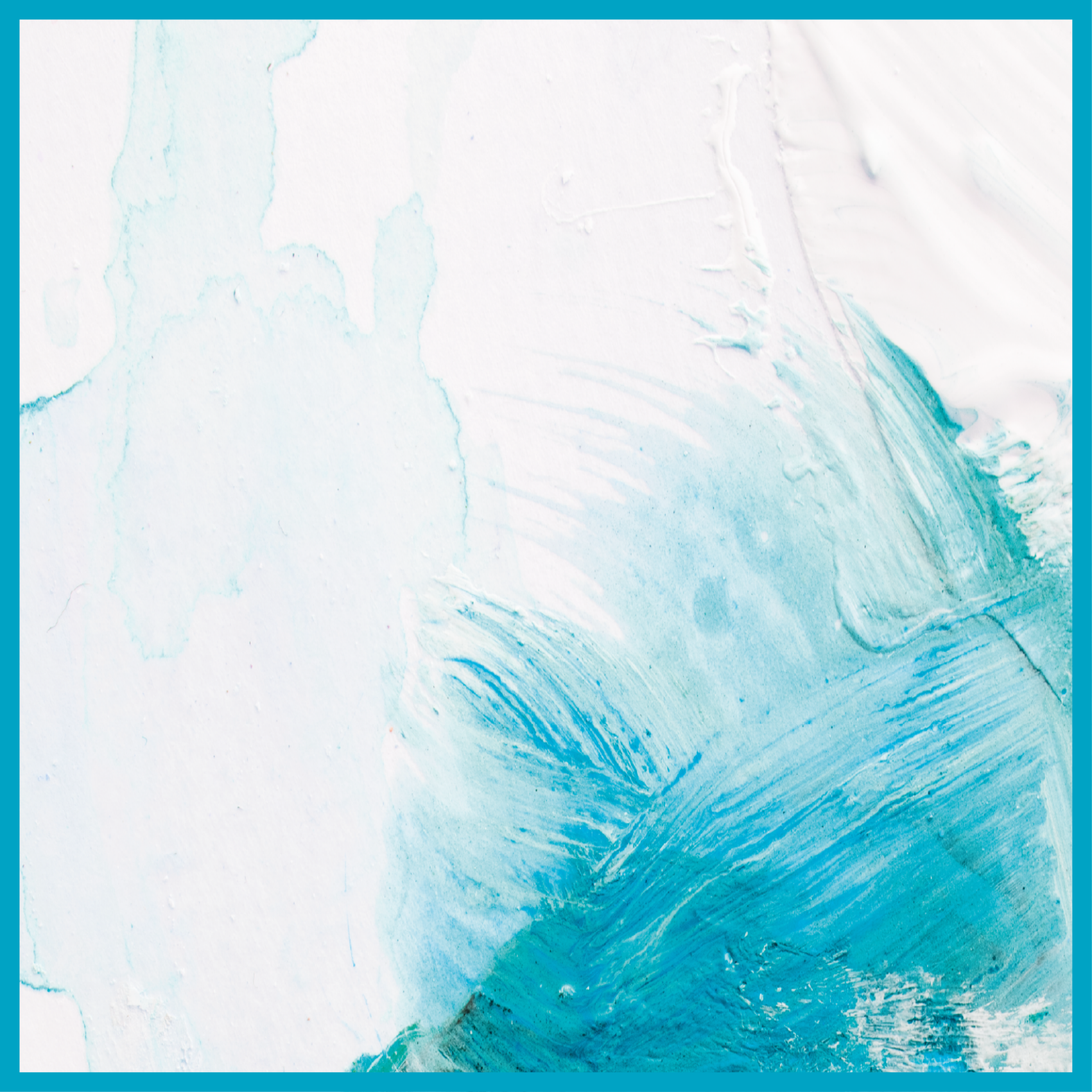 Tappeti vinile motivi pennellate color acqua - TenStickers