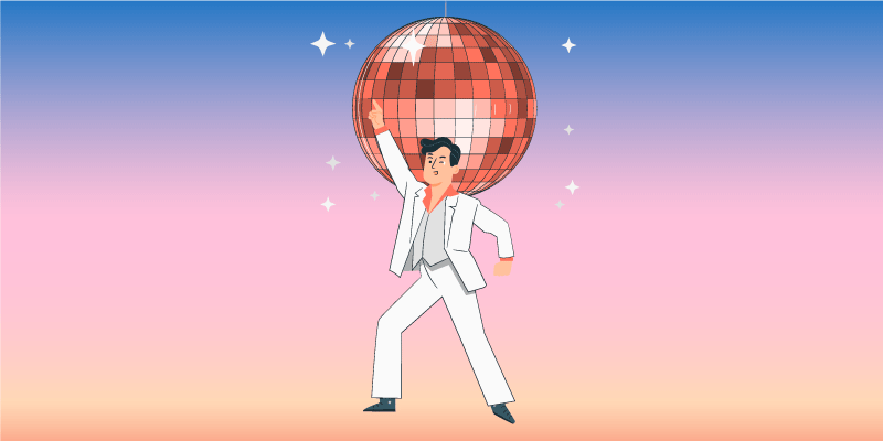 Tappeto vinile per bambini atmosfera da festa danzante - TenStickers