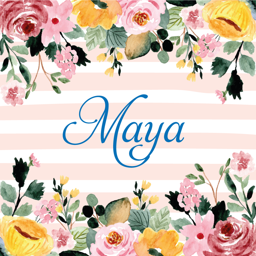 Tappeto vinile camera da letto personalizzazione floreale - TenStickers