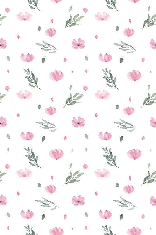 Tappeto vinile fiori affascinanti stampe floreali - TenStickers
