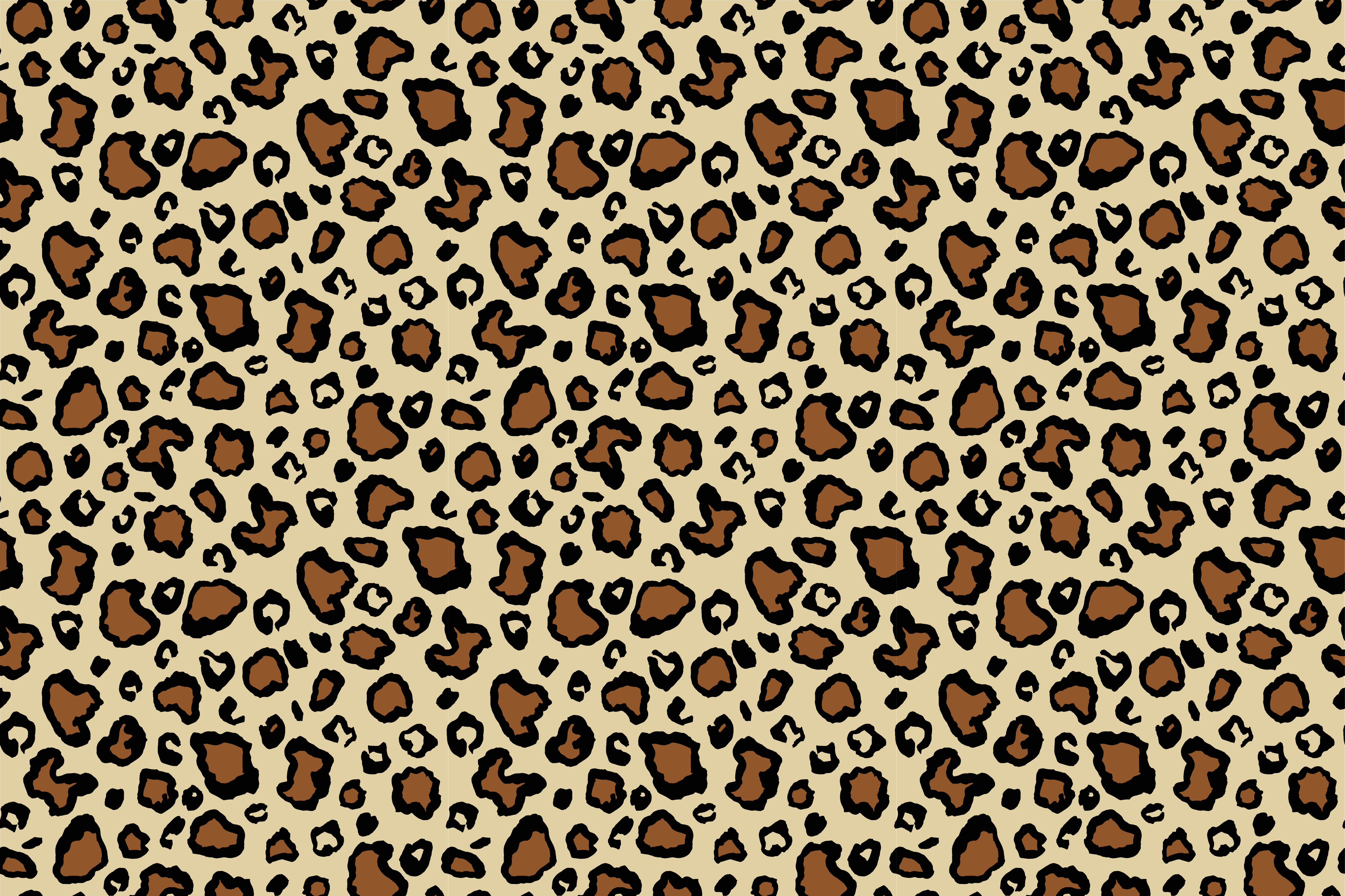 Tappeto vinile stampa animale motivo macchie di leopardo - TenStickers