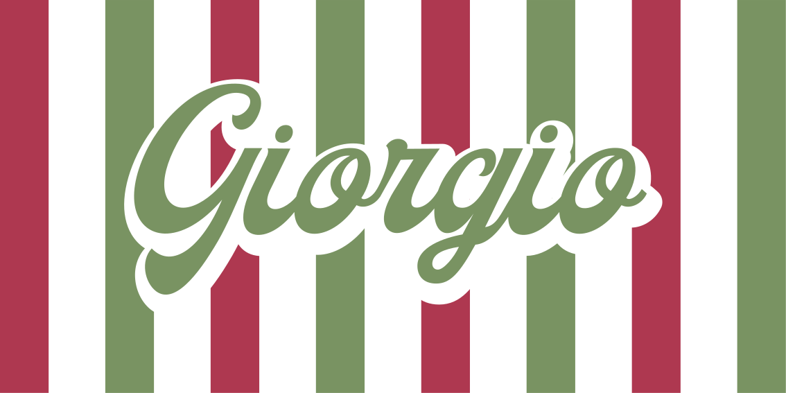 Tappeto vinile con nome bandiera italiana - TenStickers