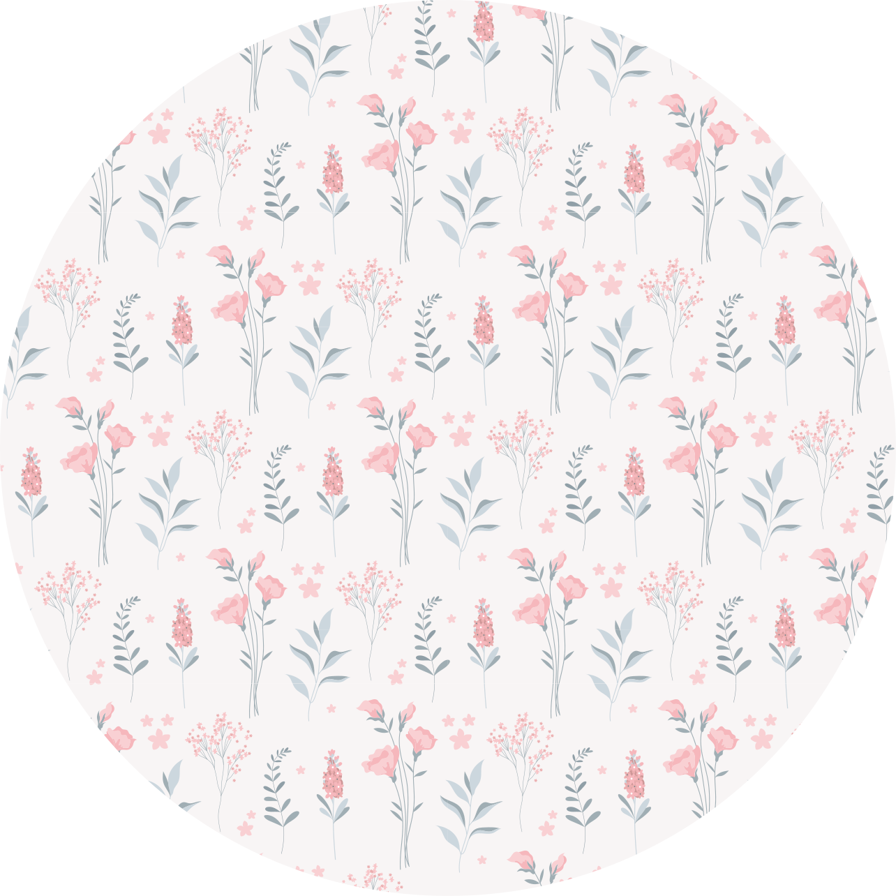 Tappeto vinile fiori composizione a motivi floreali - TenStickers