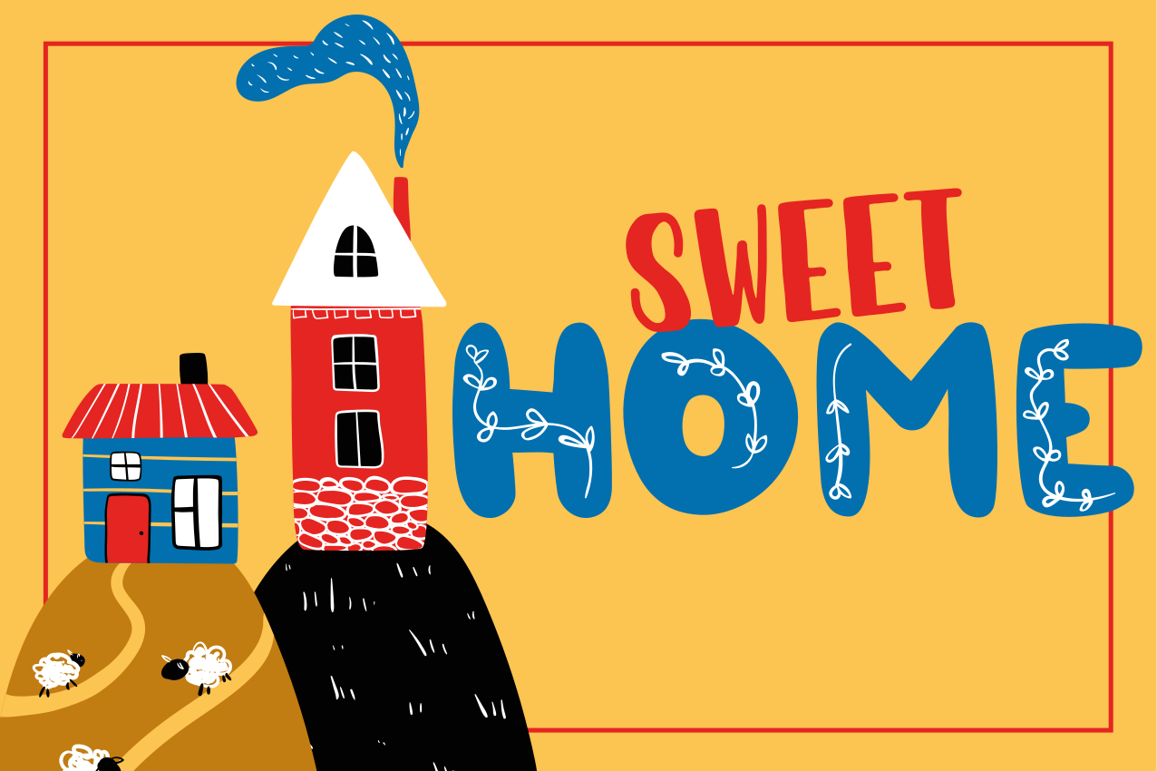 Zerbino pvc casa dolce casa - TenStickers