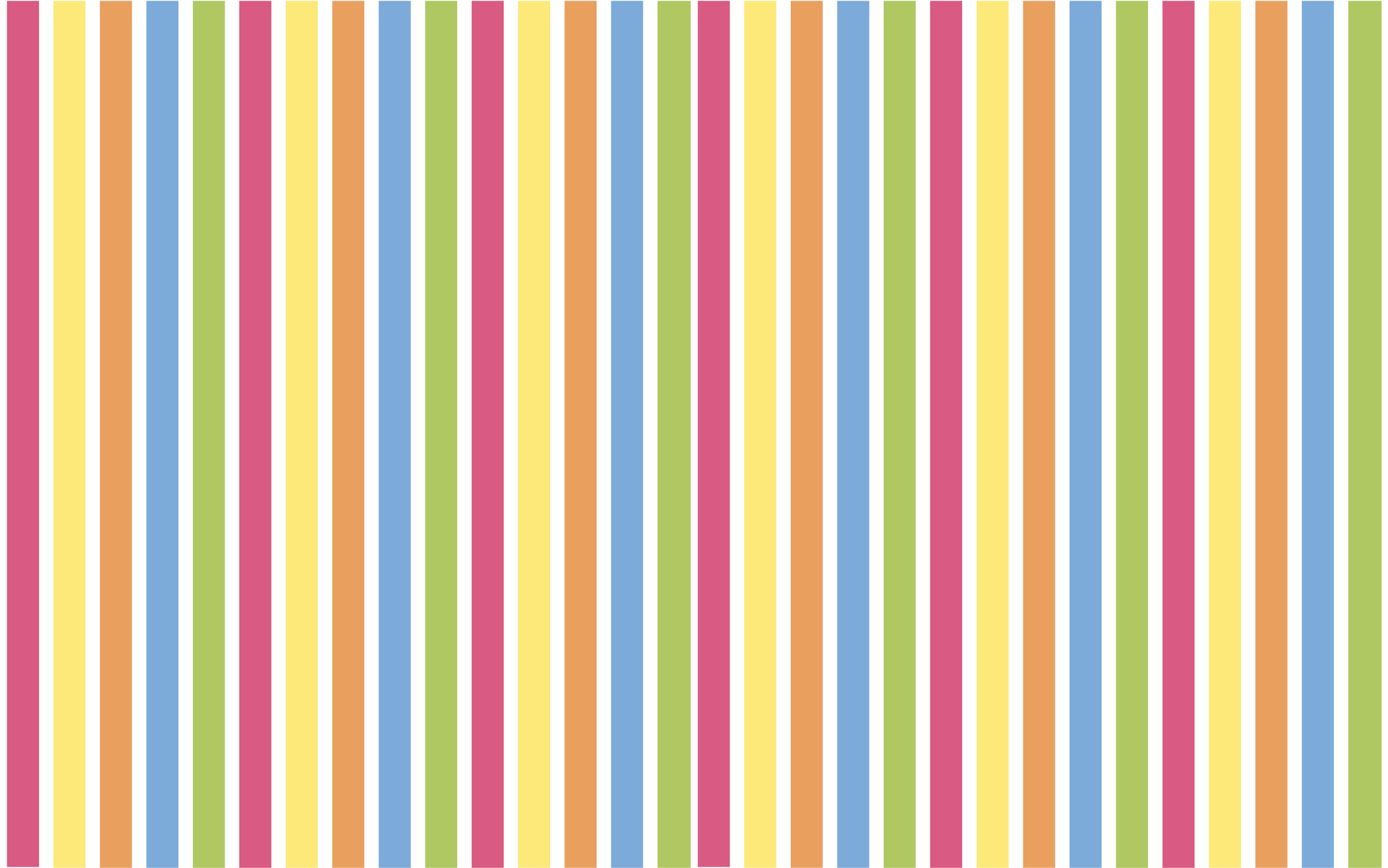 Tappeto vinile strisce linee verticali colorate - TenStickers