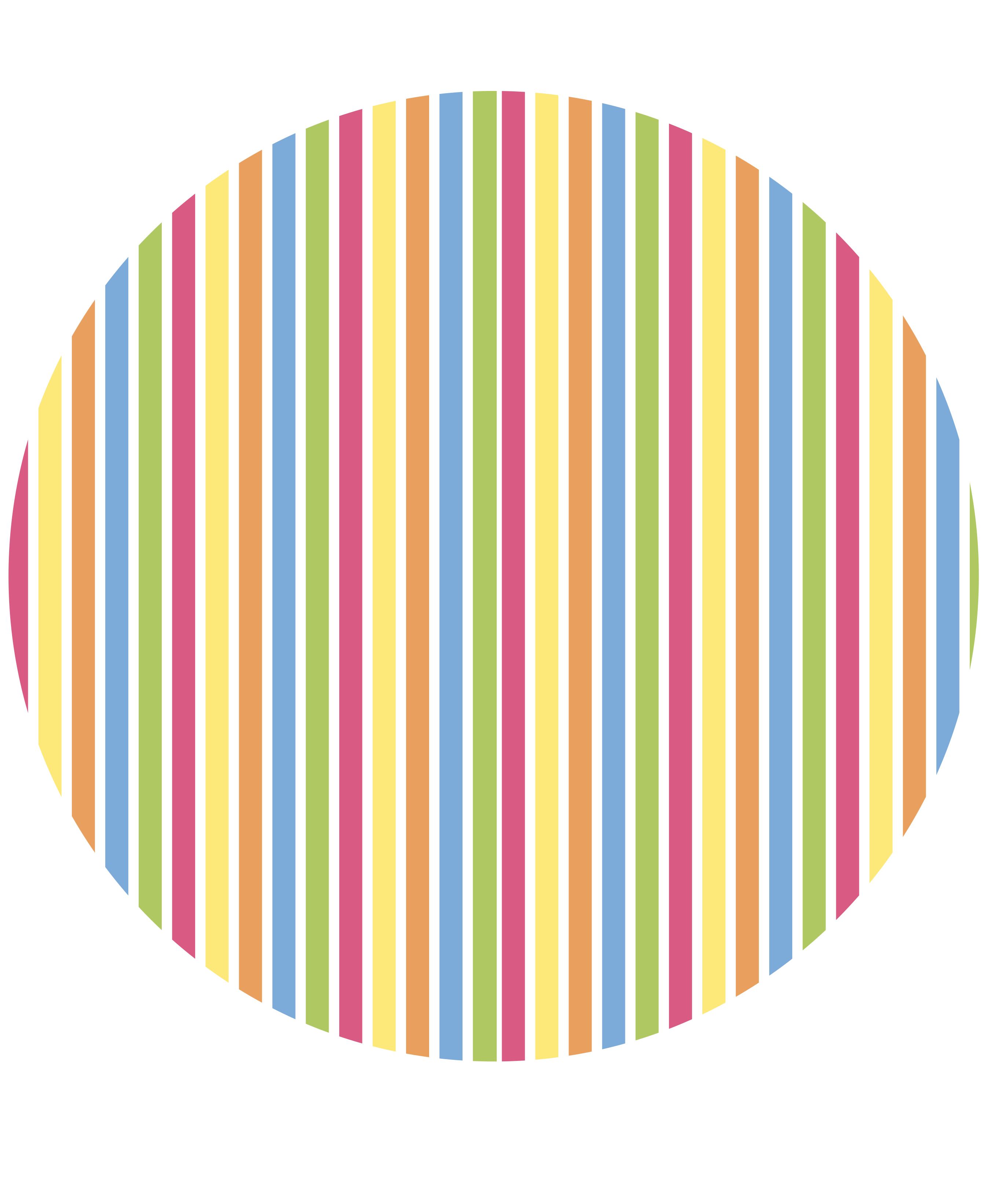 Tappeto vinile strisce stile a righe vivace - TenStickers