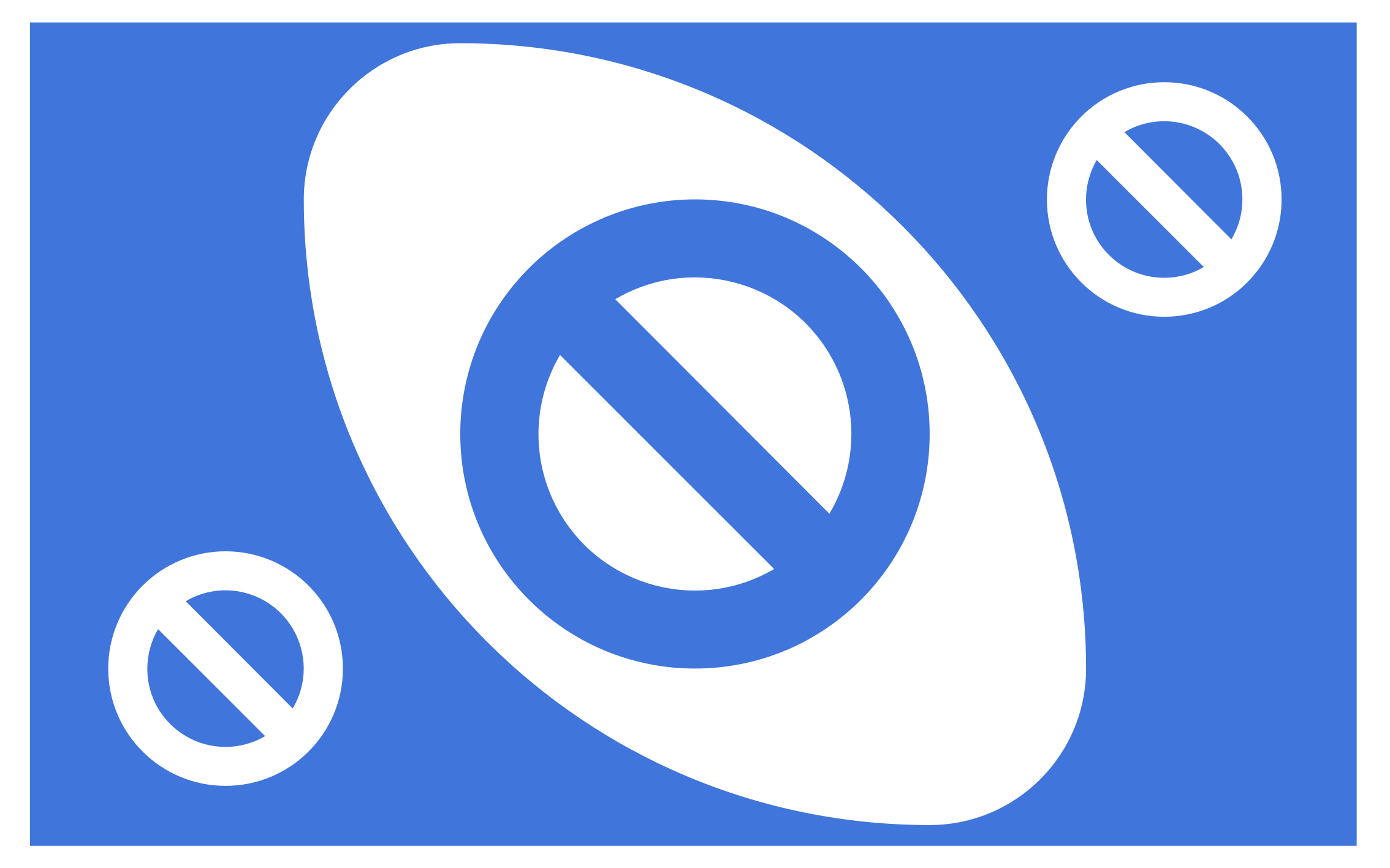 Tappeto vinile per bambini grafica cerchio blu - TenStickers