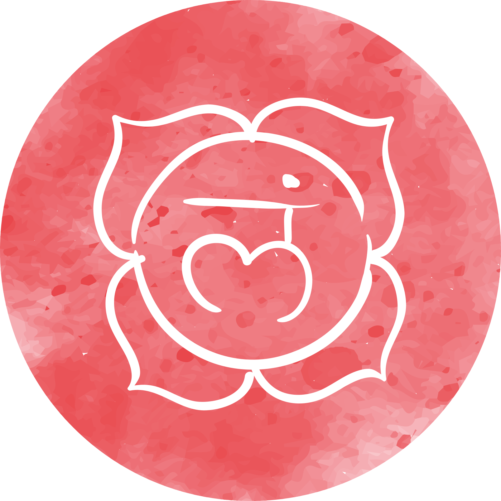 Tappeto vinile Mandala disegno circolare della rosa - TenStickers