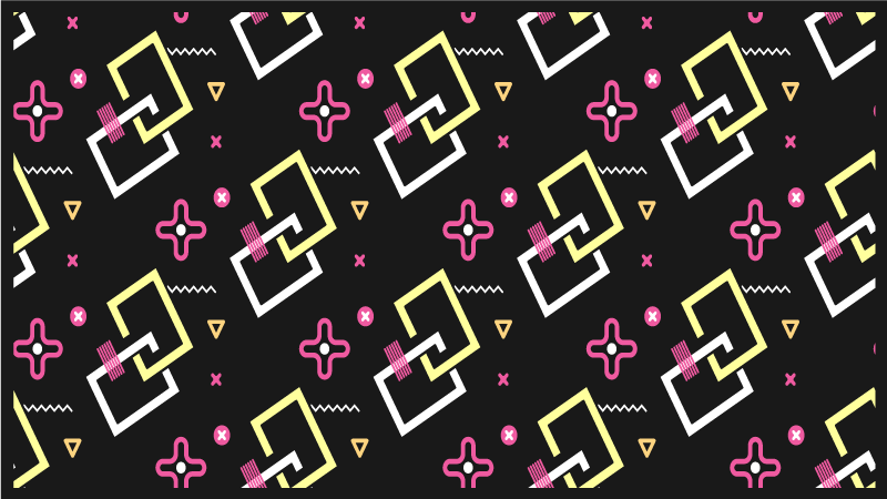 Tappeto vinile geometrico gioco di pattern moderno - TenStickers