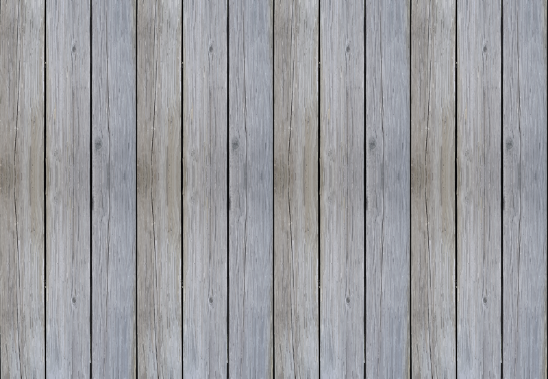 Tappeto vinile effetto legno assi grigie invecchiate - TenStickers