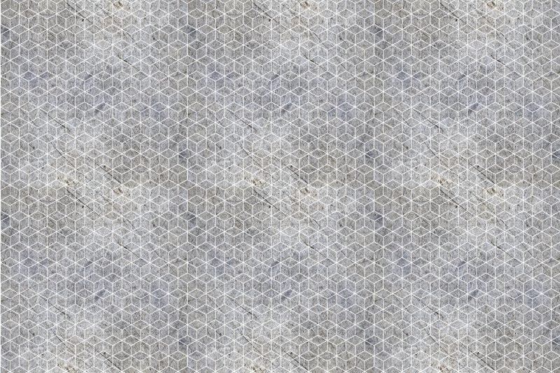 Tappeto vinile effetto pietra motivo geometrico - TenStickers