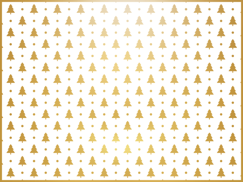 Tappeto Vinile Natale modello di albero festivo - TenStickers