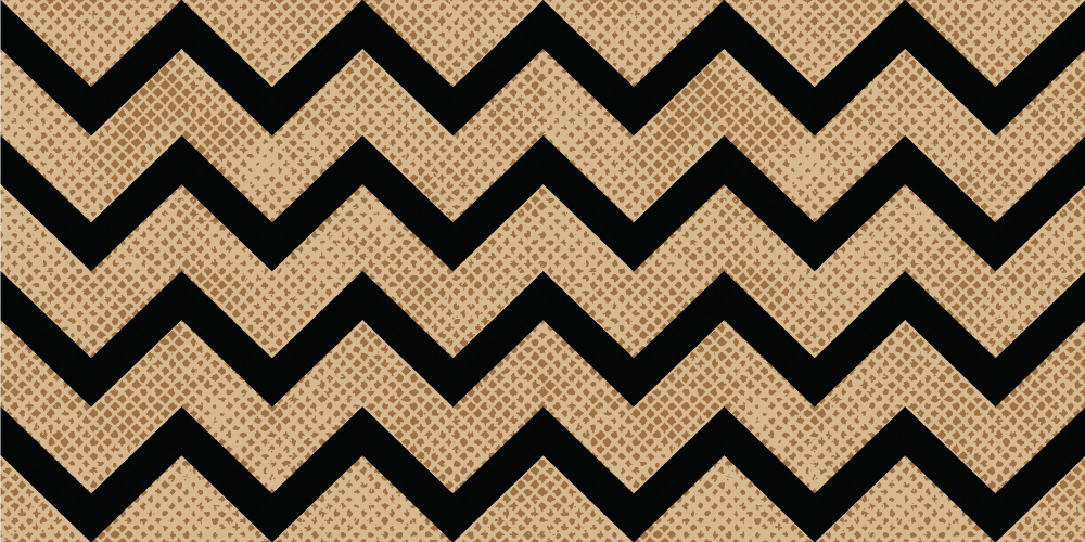 Tappeto vinile geometrico chevron testurizzato - TenStickers