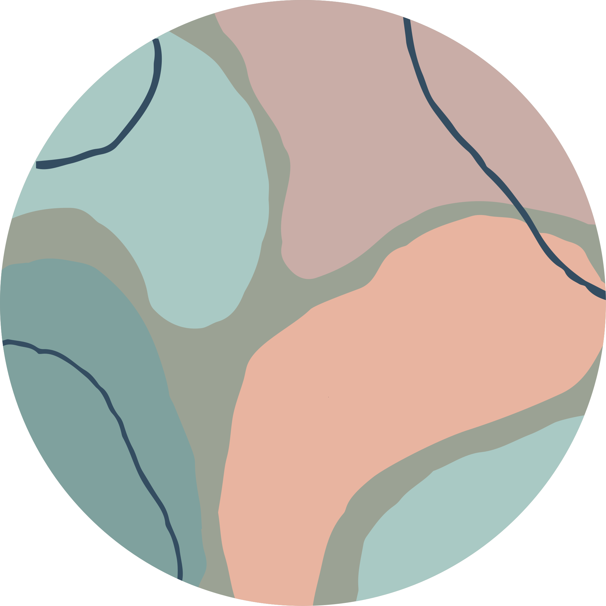 Tappeto in pvc minimalista forme geometriche astratte - TenStickers