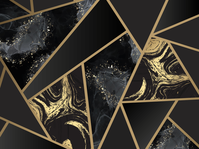 Tappeto in vinile con forme geometriche - TenStickers