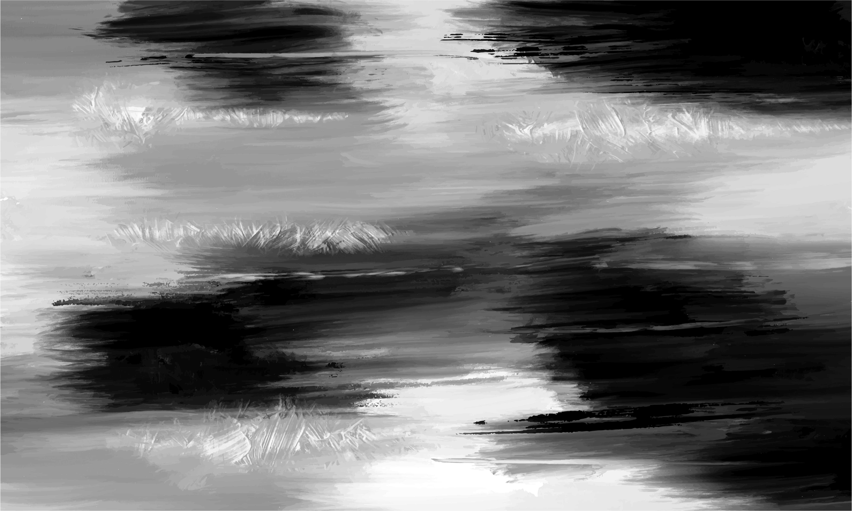 Passatoia in vinile ufficio pittura astratta - TenStickers