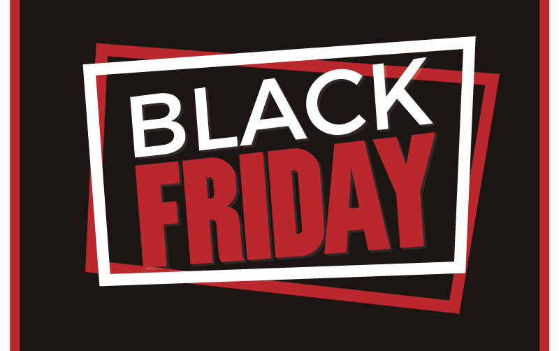 Tappeto in pvc nero promozione del Venerdì NeroGoditi sconti ecce - TenStickers