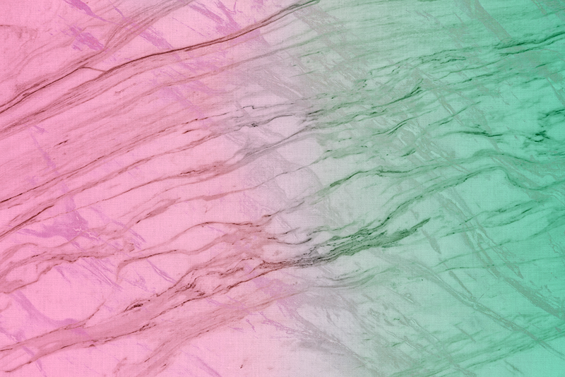 Tappeto vinile effetto marmo colore pastello rosa e verde - TenStickers