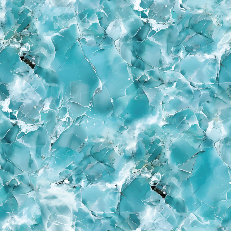 Tappeto vinile effetto marmo blu turchese - TenStickers