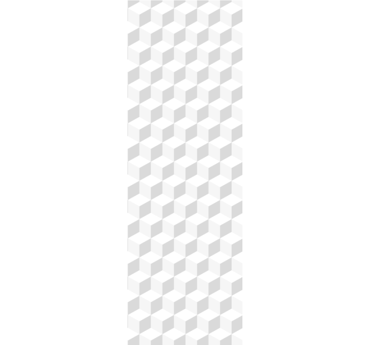 Carta da parati geometrica struttura cubica - TenStickers