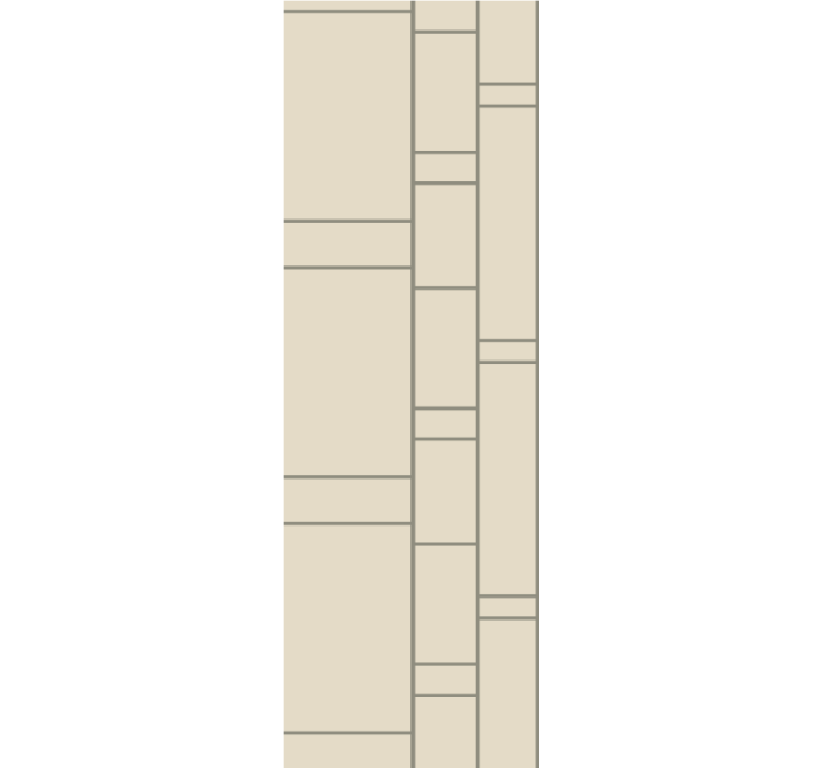 Carta da parati ufficio modello a blocchi contemporaneo - TenStickers