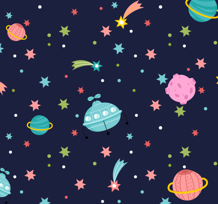 Carta da parati stelle spazio celeste - TenStickers