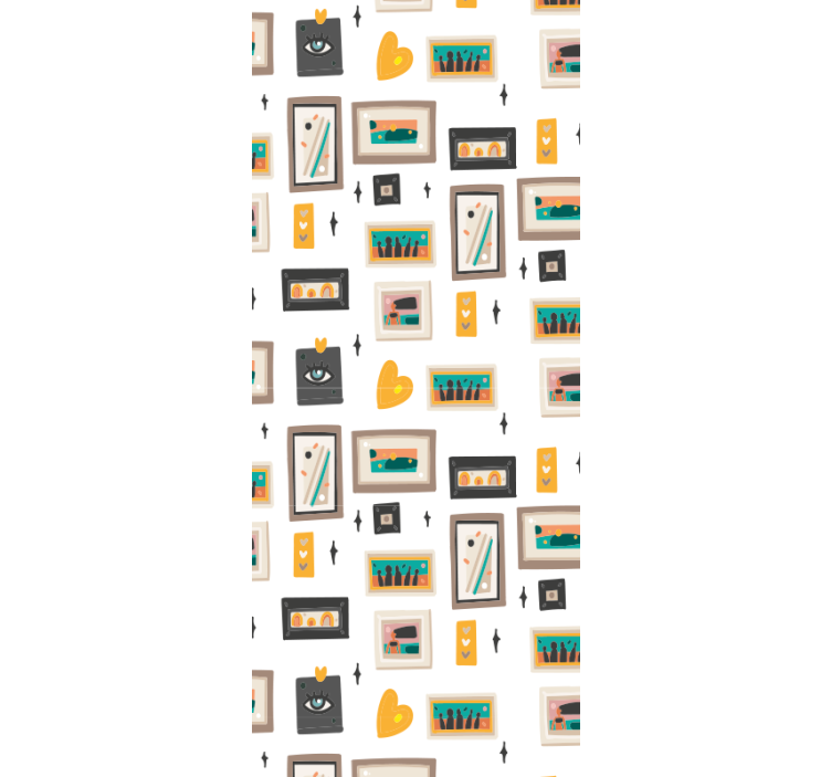 Carta da parati stile industriale motivi da ufficio retrò - TenStickers