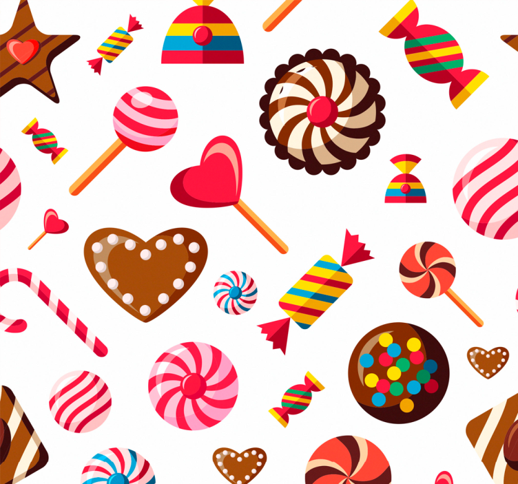 Carta da parati per cucina dolcetti - TenStickers